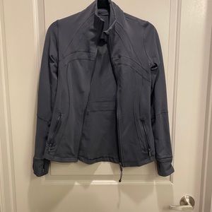 Lululemon dark gray jacket.